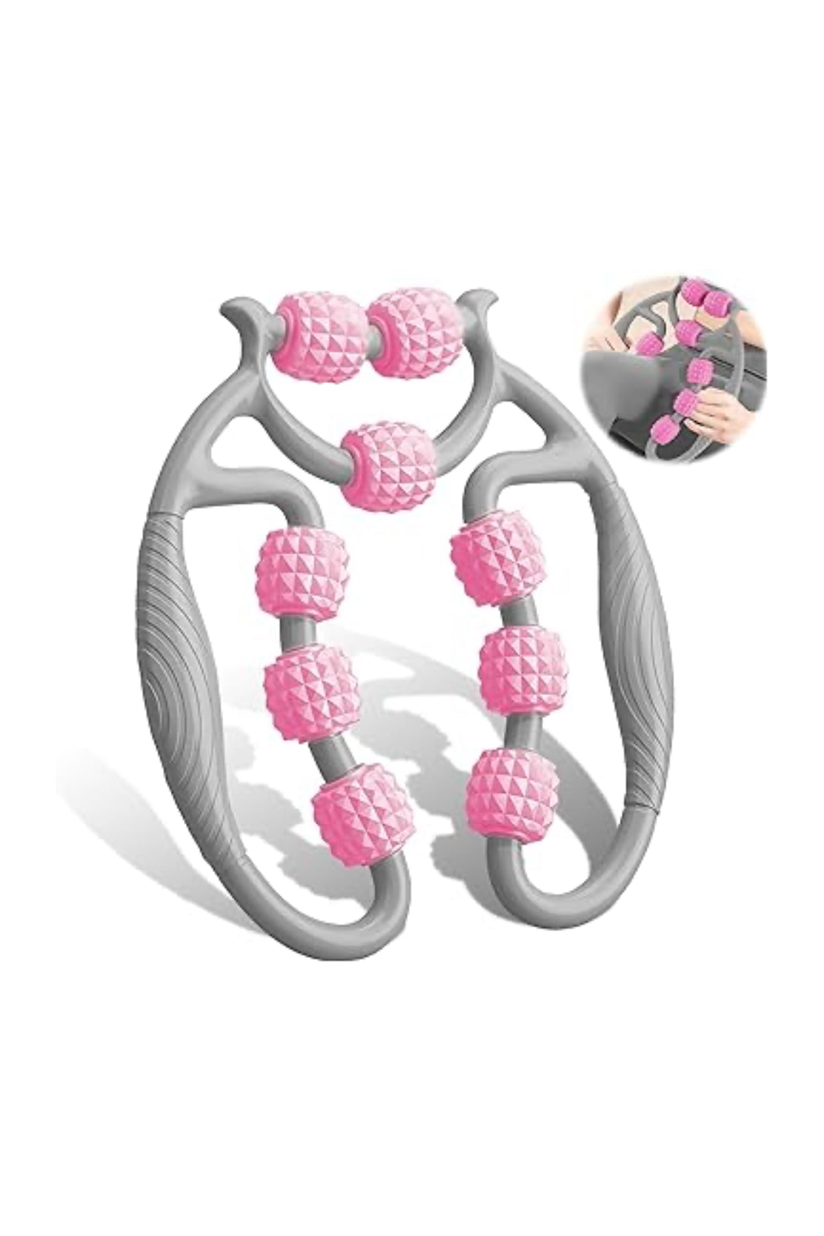 Masaj Aleti 9 Tekerlekli Ayak Bacak Kol Selülit Masaj Aleti Silindirli