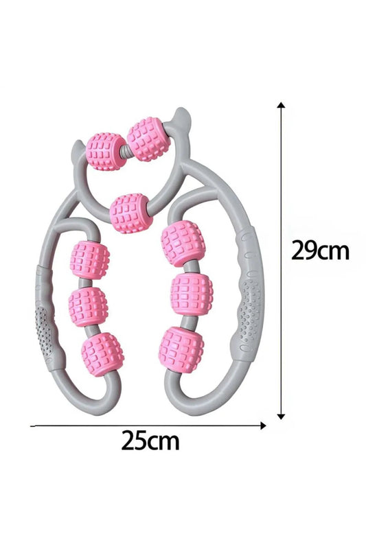 Masaj Aleti 9 Tekerlekli Ayak Bacak Kol Selülit Masaj  Aleti Silindirli