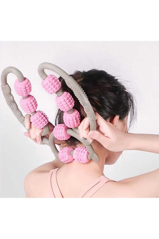 Masaj Aleti 9 Tekerlekli Ayak Bacak Kol Selülit Masaj  Aleti Silindirli